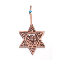 עיטור קיר מגן דוד עם שנים עשר שבטים ו... | מָגֵן דָוִד